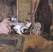 Edouard Vuillard Three women in the sitting room France oil painting artist